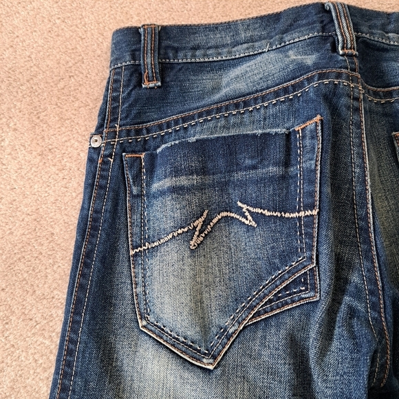 Parasuco Jeans Men's 29 Blue Fade Dark Wash Denim 29W x 32L Vintage - Picture 11 of 16